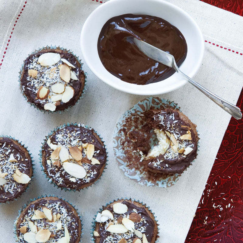 Coconut Macaroon Brownie Cupcakes with Chocolate Ganache An absolute MUST for - photo 5