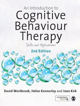 David Westbrook - An Introduction to Cognitive Behaviour Therapy: Skills and Applications