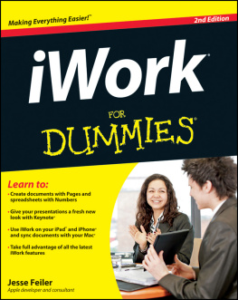 Jesse Feiler - iWork For Dummies