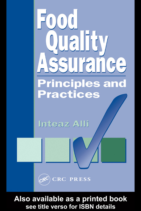 Food Quality Assurance Principles and Practices Food Quality Assurance - photo 1
