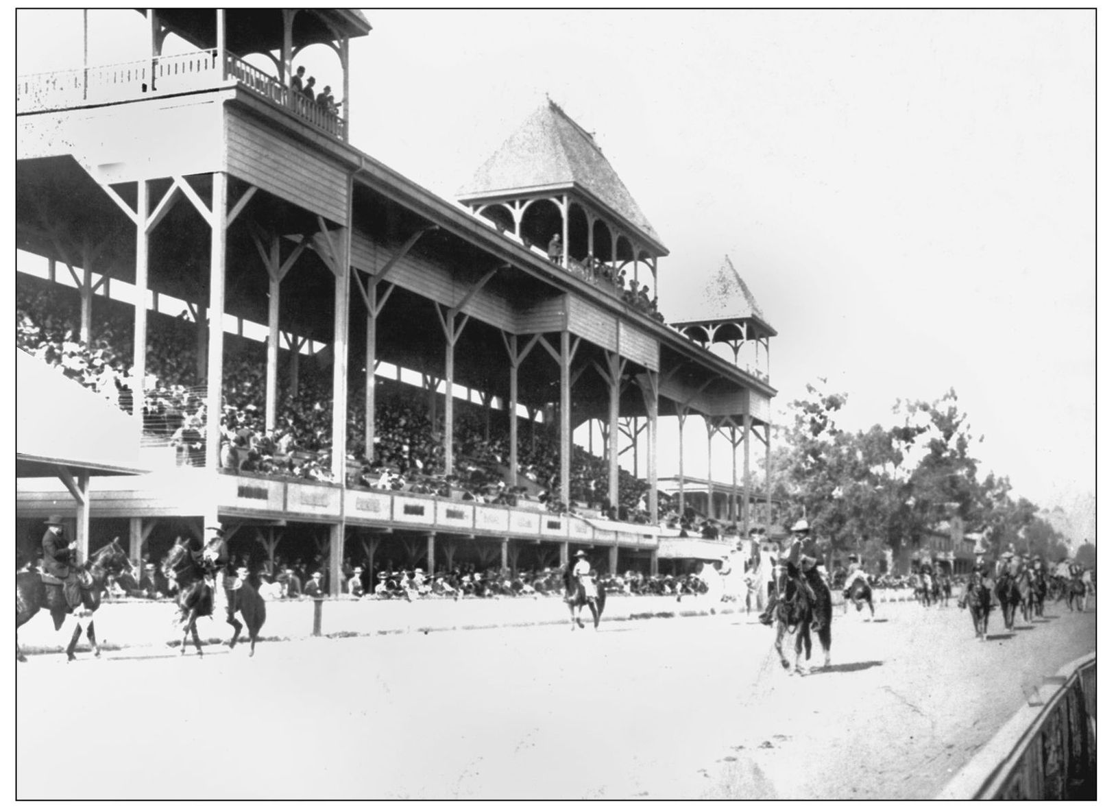 The Meadows area was a resort with a whitewashed hotel boardwalk and a horse - photo 5