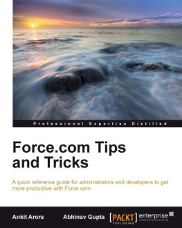 Gupta Abhinav - Force.com Tips and Tricks