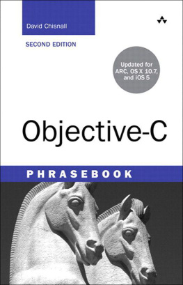 David Chisnall - Objective-C Phrasebook