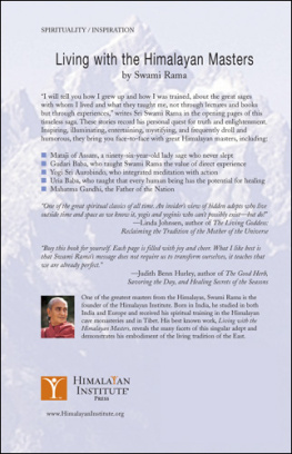 Swami Rama - Living with the Himalayan Masters