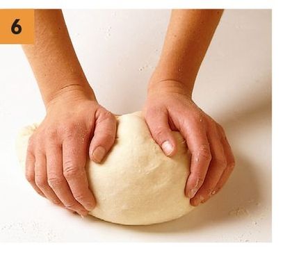 Knead the dough until it is smooth and elastic Punch down the dough Then turn - photo 10