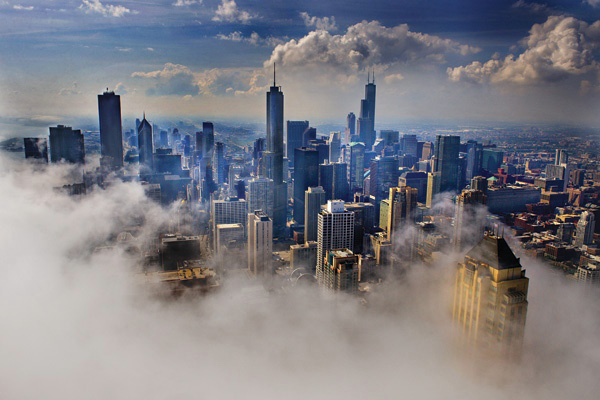 Chicago from the Willis Tower formerly the Sears Tower Hawa Mahal the - photo 2