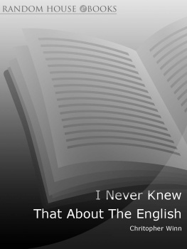 Christopher Winn - I Never Knew That About the English