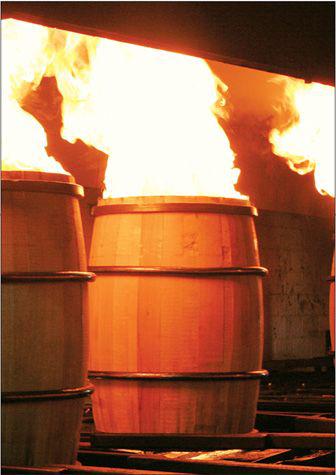 Charring oak barrels at Bluegrass Cooperage Where did the craft-distilling - photo 9