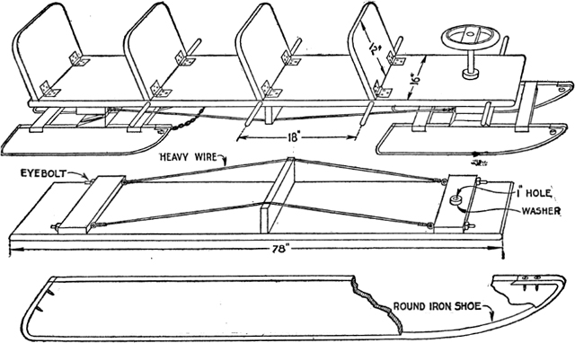 The Top Board is Well Braced on the Under Side and Fitted with Four Backs on - photo 7