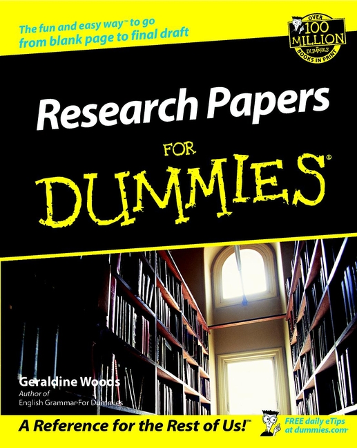 Research Papers For Dummies by Geraldine Woods Research - photo 1