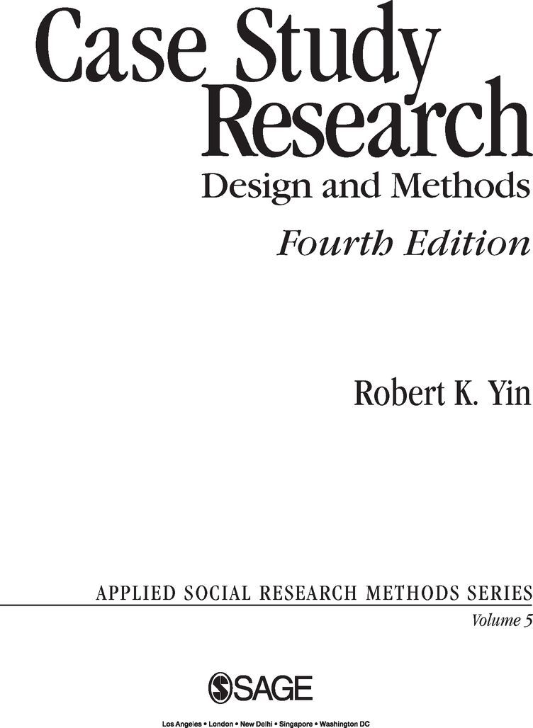 Table of Contents APPLIED SOCIAL RESEARCH METHODS SERIES Series Editors - photo 1