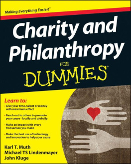 Karl T. Muth - Charity and Philanthropy For Dummies