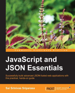 Sai Srinivas Sriparasa - JavaScript and JSON Essentials