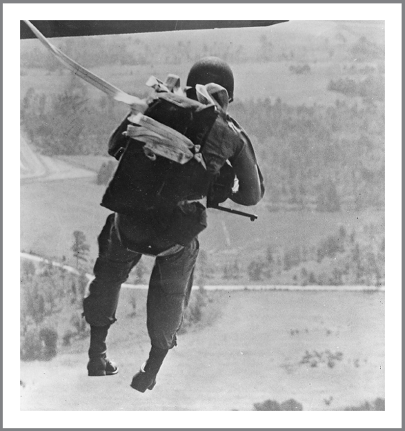 A student from The Parachute School jumps near the Drop Zone that was later - photo 8