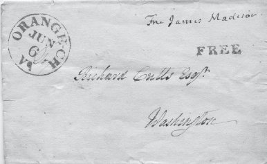 The government gave President James Madison free lifetime franking or mailing - photo 7