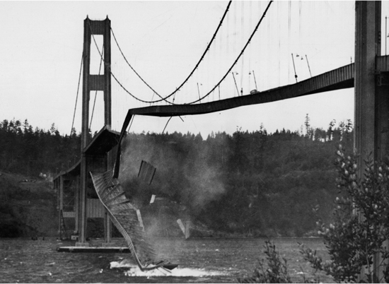 Figure 1C The bridges main span collapsed into the waters of the Tacoma - photo 5