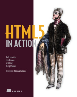Rob Crowther - HTML5 in Action