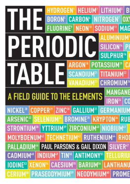Gail Dixon Paul Parsons - The Periodic Table