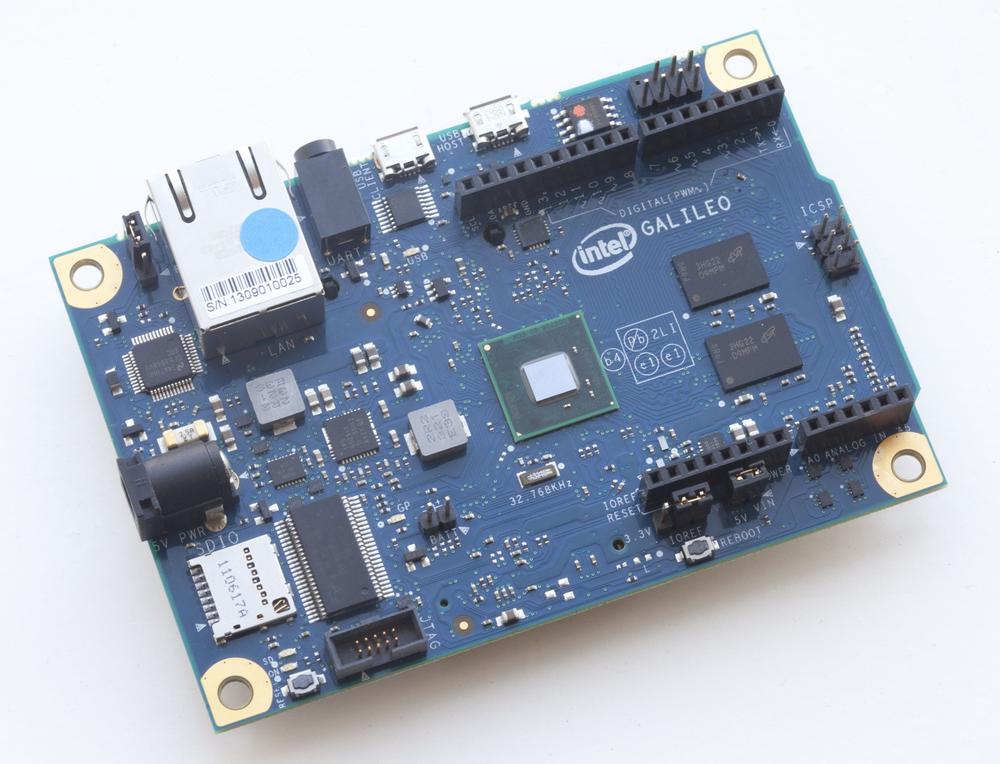 Intel Galileo is a hardware development board that lets you write code and - photo 1