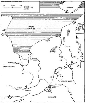 FIG 1 Much of the North Sea area was above sea level in BC 7500 After - photo 4