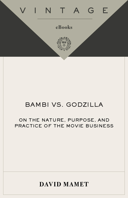 Acclaim for DAVID MAMETS Bambi vs GODZILLA Entertaining The lack of caution - photo 1