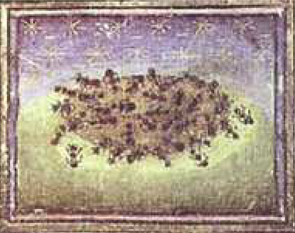 Ants Formicae on an anthill a miniature from a French bestiary of c 1450 - photo 4