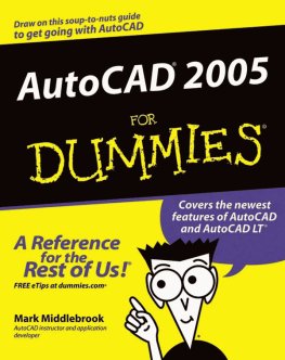 Mark Middlebrook - AutoCAD 2005 for Dummies