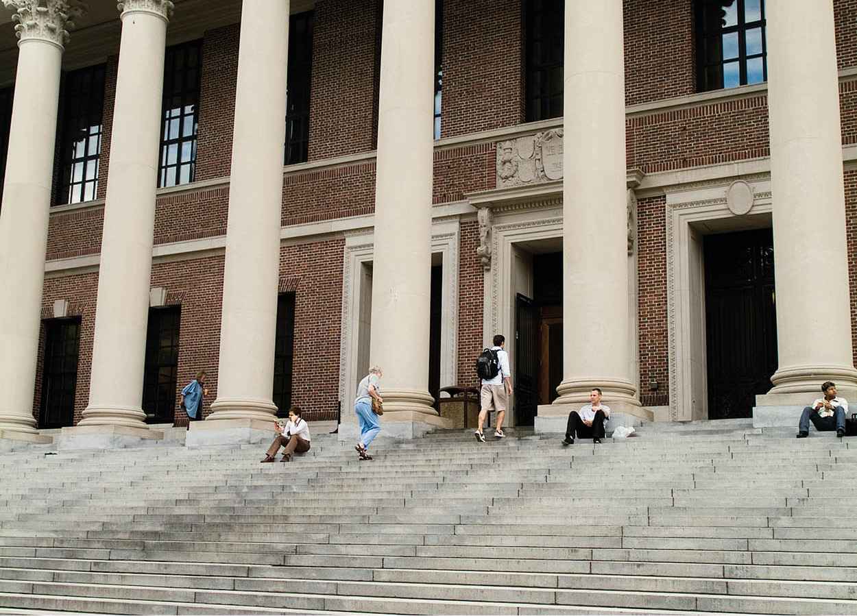 On the steps of the Widener Library Harvard Abraham NowitzApa Publications - photo 13