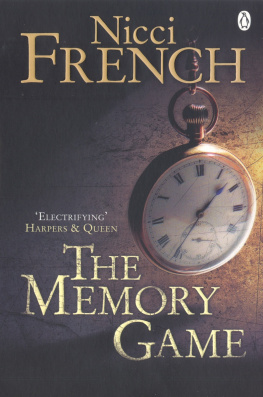 Nicci French - The Memory Game