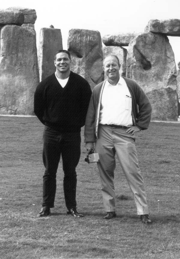 Leo Stern and Bill in 1961 with Stonehenge in the background Leo was seldom - photo 2