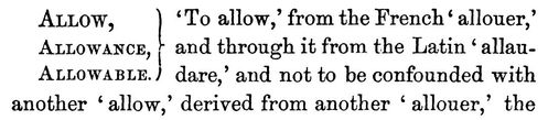 Latin allocare had once a sense very often of praise or approval which may - photo 3