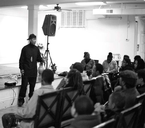 Professor Griff teaching a class in Baltimore at Habesha A Tafari Nuzulu - photo 2