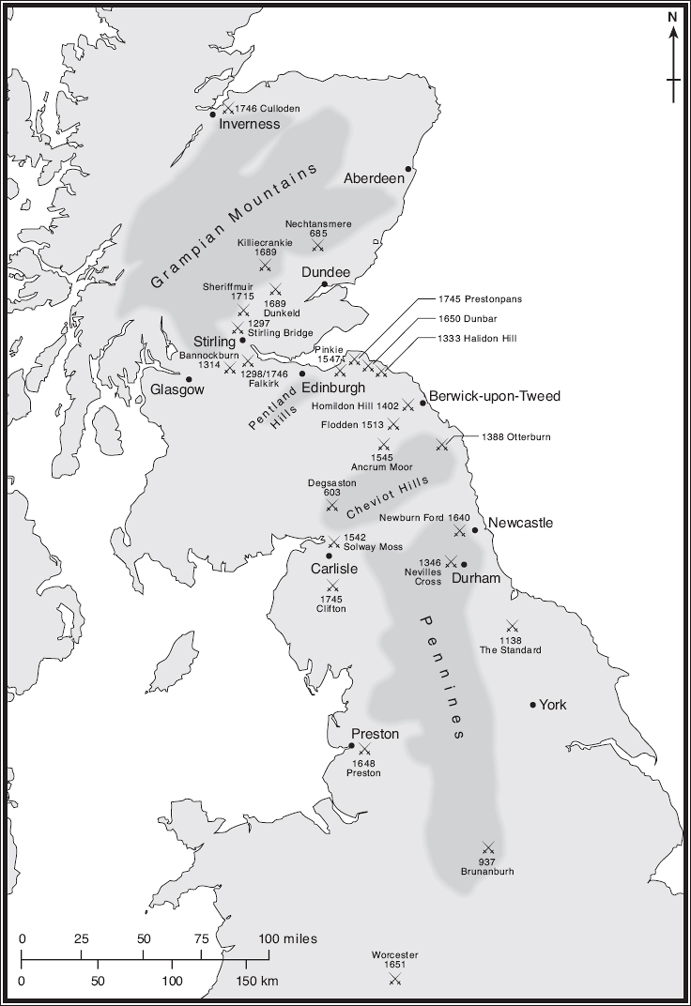 The locations of the battles described in this book Detailed directions to - photo 1