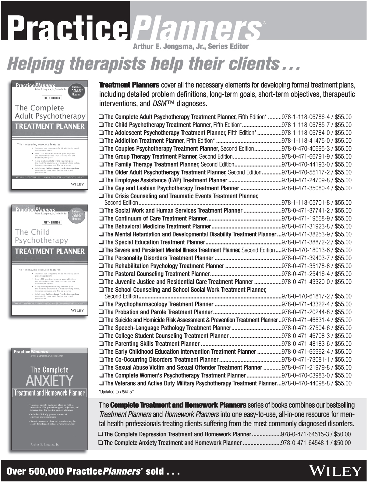 PracticePlanners Series Treatment Planners The Complete Adult Psychotherapy - photo 2