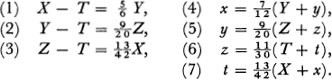 From equations we obtain 6X 5Y 6T 20Y 9Z 20 T 42Z 13X 42 T and - photo 1