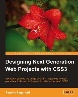 Sandro Paganotti - Designing Next Generation Web Projects with CSS3