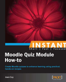 Joan Coy Instant Moodle Quiz Module How-to