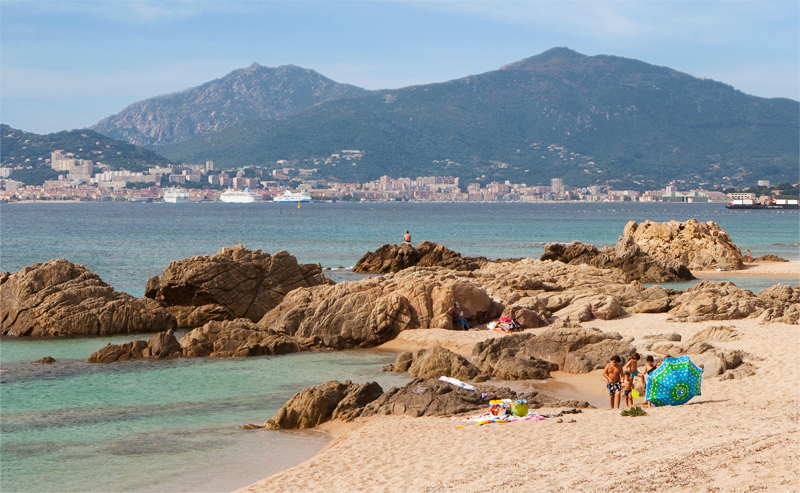 Beach near the town of Ajaccio Corsica In a week Start with two days in - photo 6