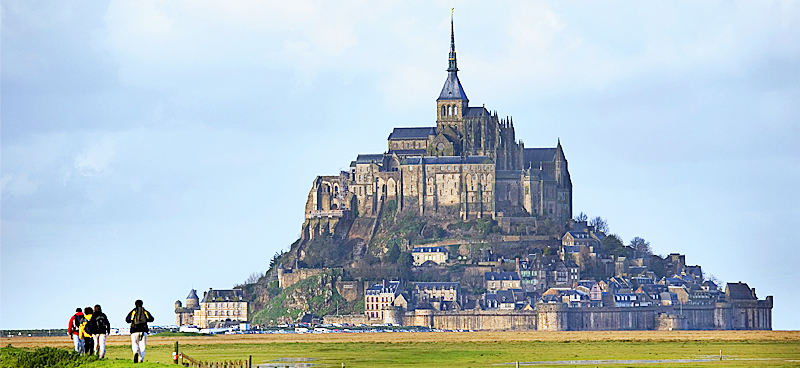 Mont-St-Michel towering over the marshes With a remarkably varied coastline - photo 5