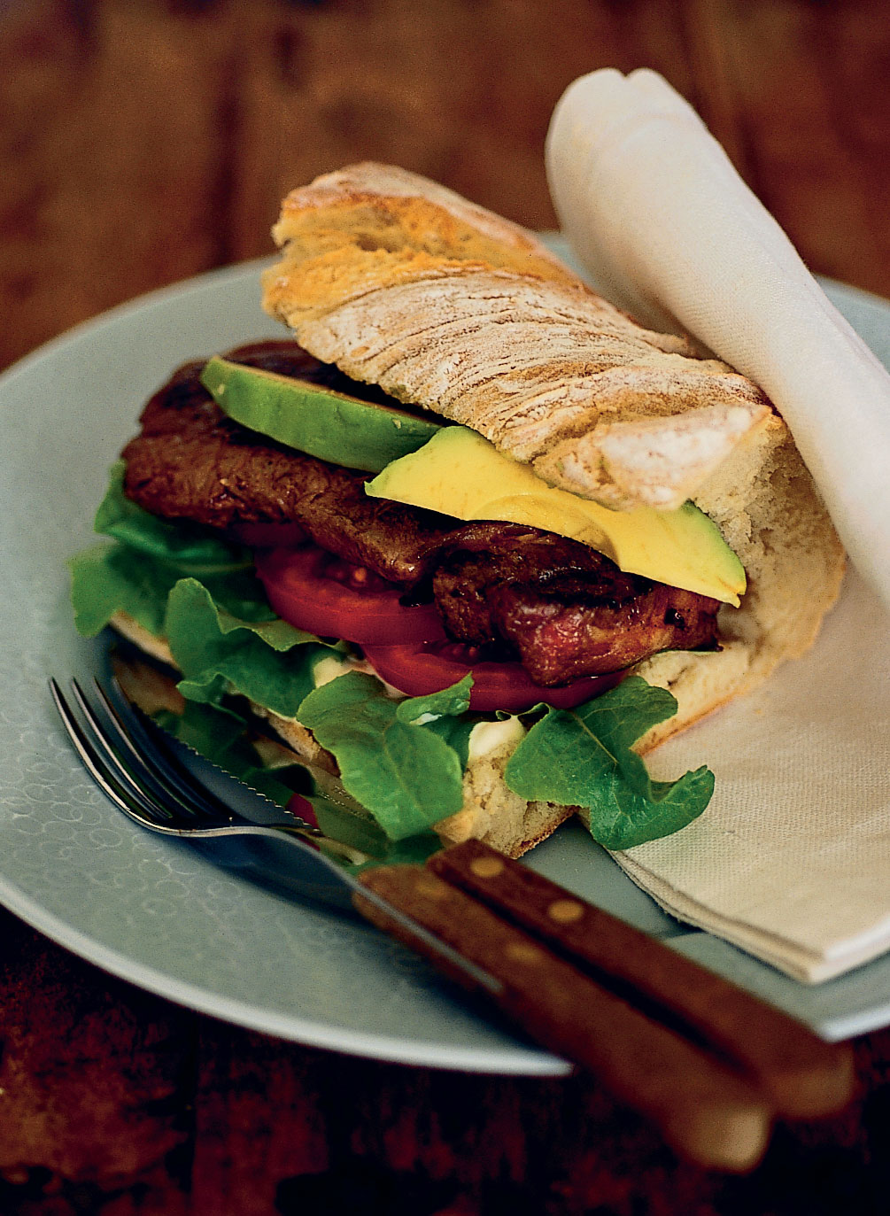 Churrasco Chilean steak sandwich Our easy salad deluxe with avocado - photo 14