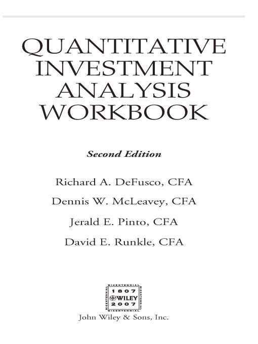 Table of Contents CFA Institute is the premier association for investment - photo 1