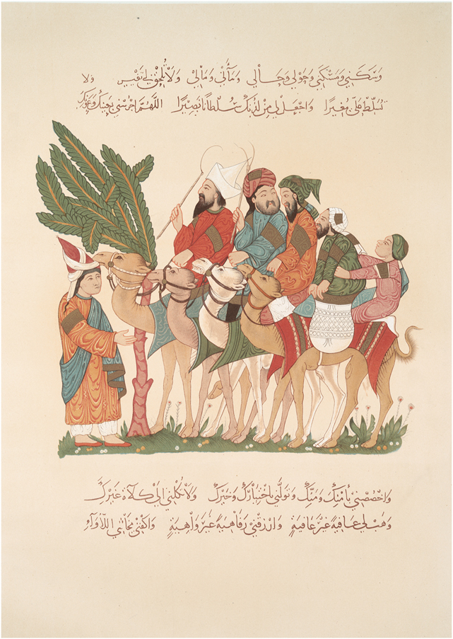 PLATE 4 Depiction of a camel caravan from the Middle Ages Color lithograph - photo 7