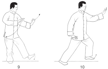 3 Shift the weight to the right foot turning the left foot slightly outward - photo 9