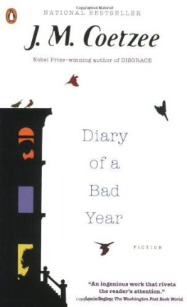 Coetzee Diary of a Bad Year