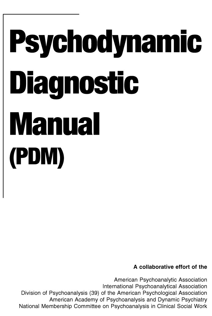 The correct way to cite this book is PDM Task Force 2006 Psychodynamic - photo 1