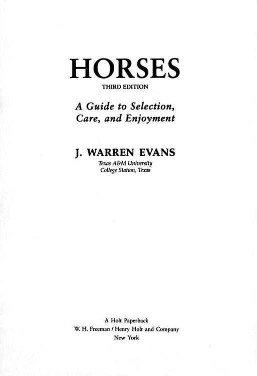 Table of Contents The horse has served humanity in many different - photo 1