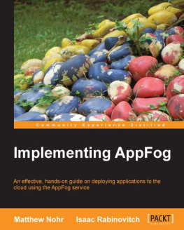 Matthew Nohr - Implementing AppFog