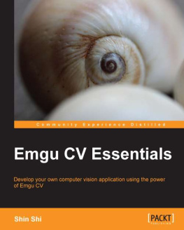 Shin Shin - Emgu CV Essentials