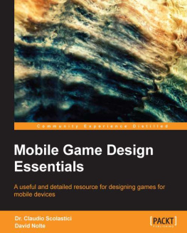 Dr. Claudio Scolastici - Mobile Game Design Essentials