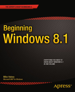 Mike Halsey - Beginning Windows 8.1